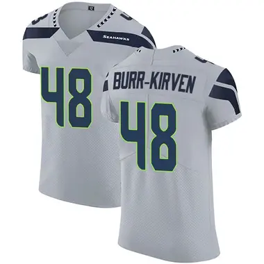 Men's Nike Seattle Seahawks Ben Burr-Kirven Alternate Vapor Untouchable Jersey - Gray Elite