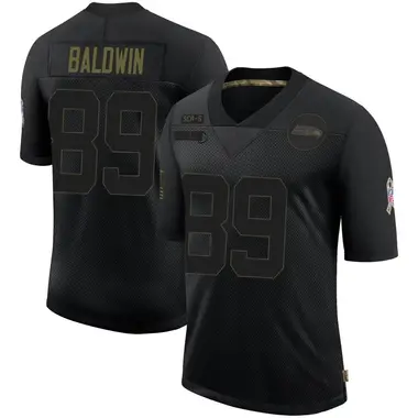 Men's Nike Seattle Seahawks Doug Baldwin 2020 Salute To Service Jersey - Black Limited