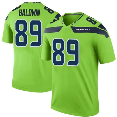 Men's Nike Seattle Seahawks Doug Baldwin Color Rush Neon Jersey - Green Legend