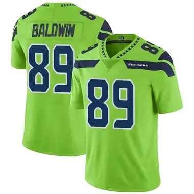 Men's Nike Seattle Seahawks Doug Baldwin Color Rush Neon Jersey - Green Limited