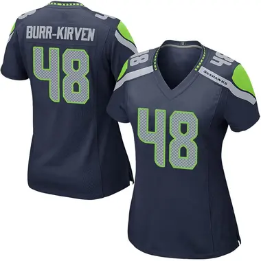 Women's Nike Seattle Seahawks Ben Burr-Kirven Team Color Jersey - Navy Game