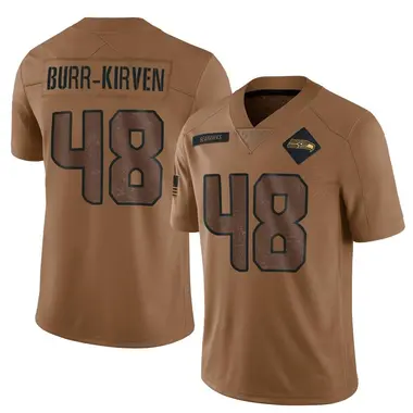 Youth Nike Seattle Seahawks Ben Burr-Kirven 2023 Salute To Service Jersey - Brown Limited
