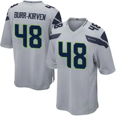 Youth Nike Seattle Seahawks Ben Burr-Kirven Alternate Jersey - Gray Game
