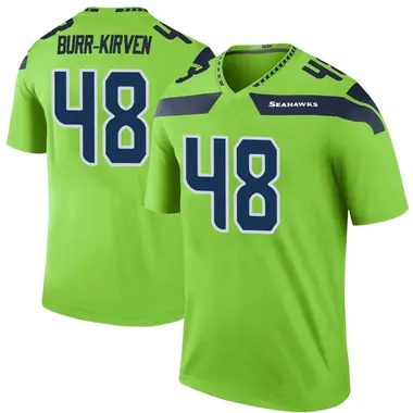 Youth Nike Seattle Seahawks Ben Burr-Kirven Color Rush Neon Jersey - Green Legend