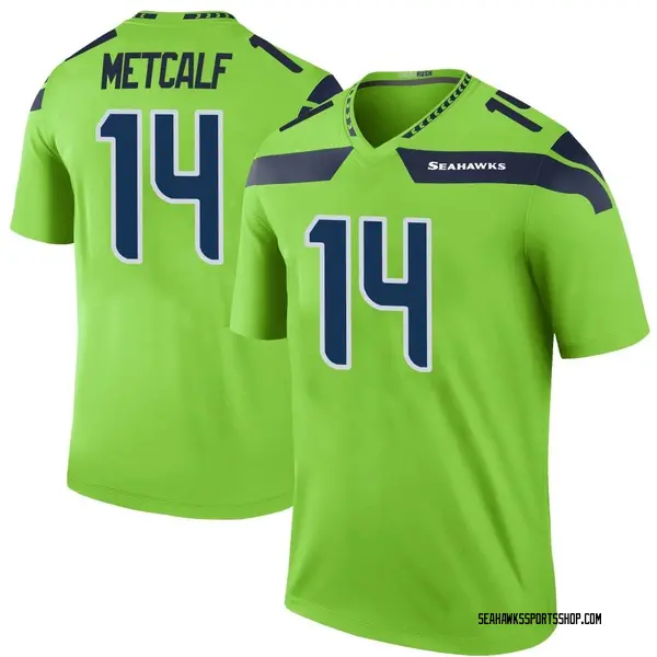 dk metcalf green jersey
