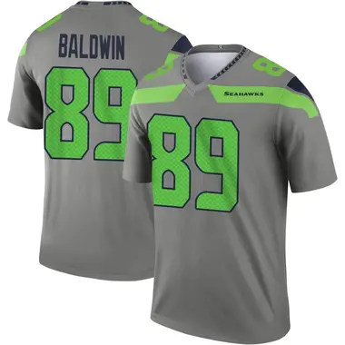 Youth Nike Seattle Seahawks Doug Baldwin Steel Inverted Jersey - Legend